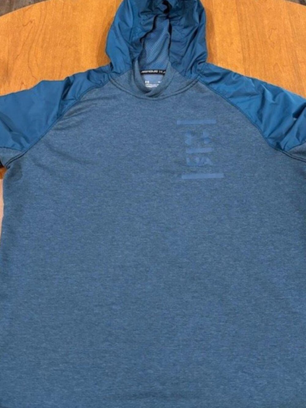 Under Armour Mk1 Terry Short Sleeve Hood Mens XL